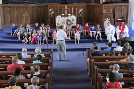 Pastor John's children's sermon