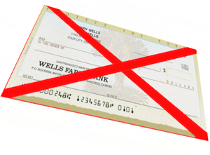 Cancelled check