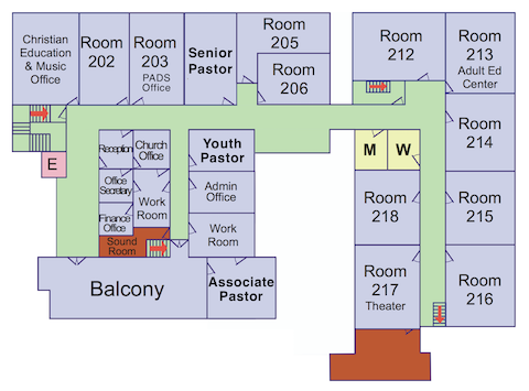 DGFUMC Second Floor