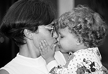 Woman and child